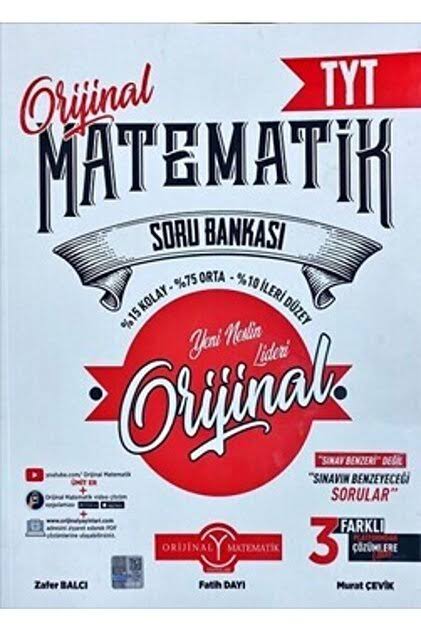 Orijinal TYT Matematik Soru Bankası kapak